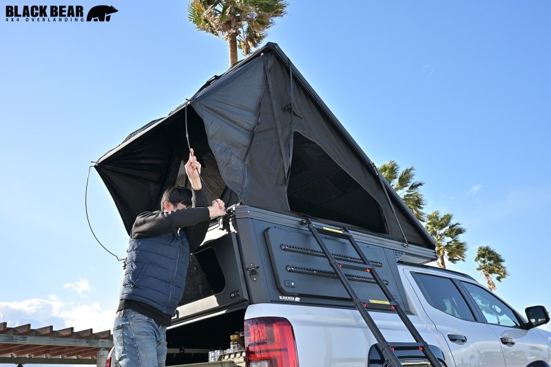 画像18: BLACK BEAR ピークネストキャノピー［ハイラックス GUN125  /  トライトン  LC2T］ (18)