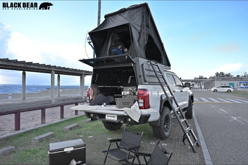 画像12: BLACK BEAR ピークネストキャノピー［ハイラックス GUN125  /  トライトン  LC2T］ (12)