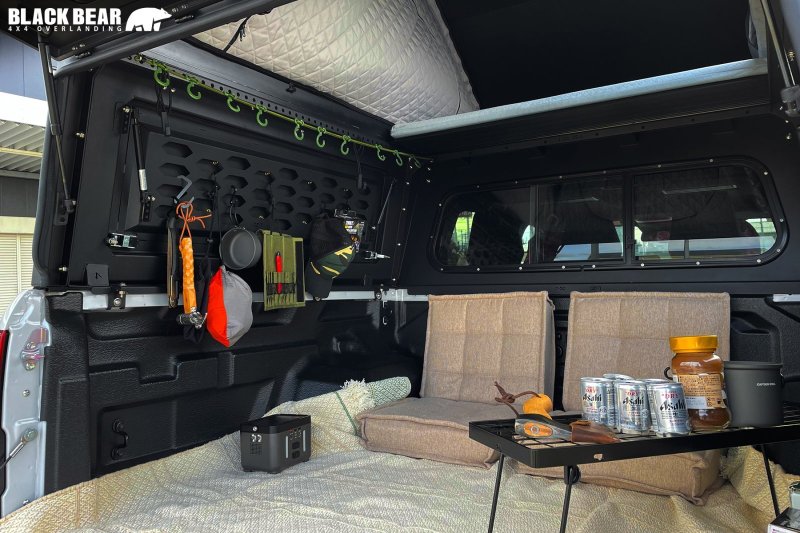 画像14: BLACK BEAR ピークネストキャノピー［ハイラックス GUN125  /  トライトン  LC2T］ (14)