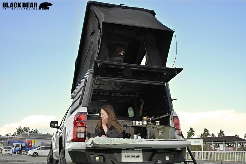 画像2: BLACK BEAR ピークネストキャノピー［ハイラックス GUN125  /  トライトン  LC2T］ (2)