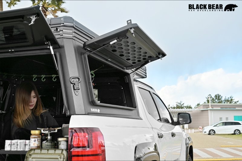 画像7: BLACK BEAR ピークネストキャノピー［ハイラックス GUN125  /  トライトン  LC2T］ (7)