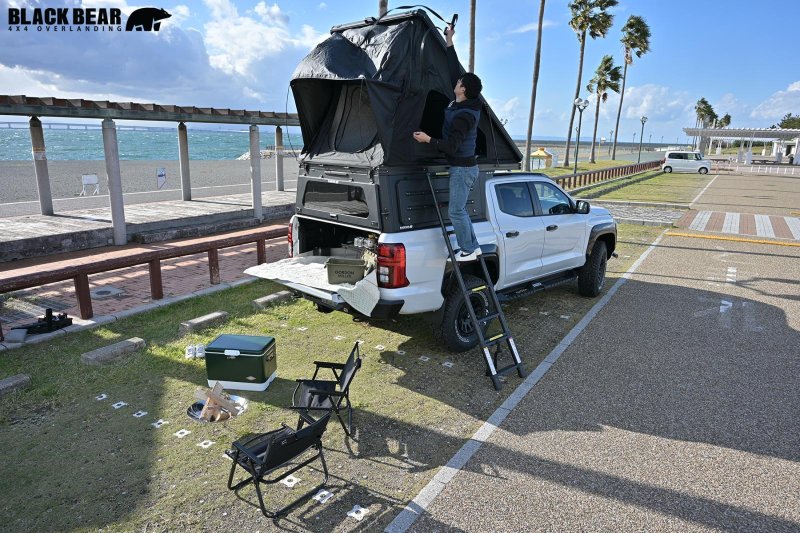 画像17: BLACK BEAR ピークネストキャノピー［ハイラックス GUN125  /  トライトン  LC2T］ (17)