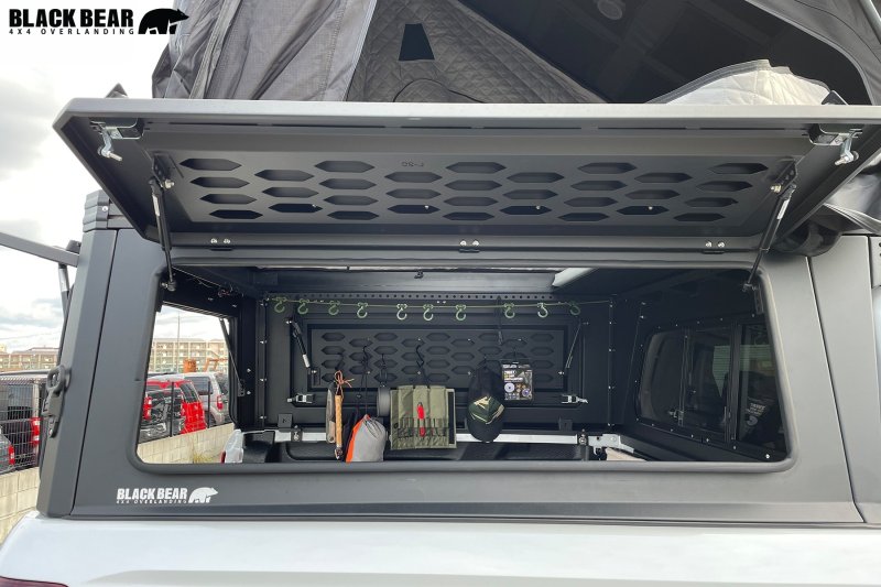 画像15: BLACK BEAR ピークネストキャノピー［ハイラックス GUN125  /  トライトン  LC2T］ (15)