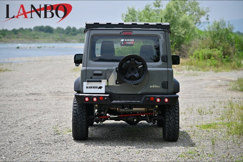 画像8: BLACK BEAR リアアイアンバンパー ［JIMNY SIERRA　JB74W ］ (8)