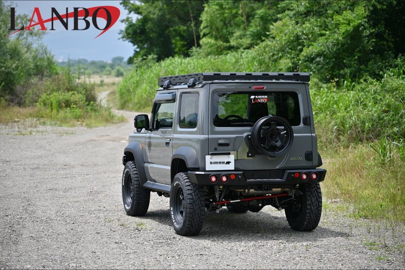 画像7: BLACK BEAR リアアイアンバンパー ［JIMNY SIERRA　JB74W ］ (7)