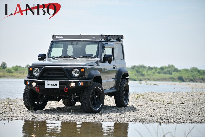 画像7: BLACK BEAR フロントアイアンバンパー ［JIMNY SIERRA　JB74W / JIMNY NOMEDE JC74W］ (7)