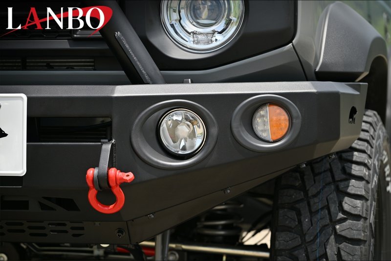 画像4: BLACK BEAR フロントアイアンバンパー ［JIMNY SIERRA　JB74W / JIMNY NOMEDE JC74W］ (4)
