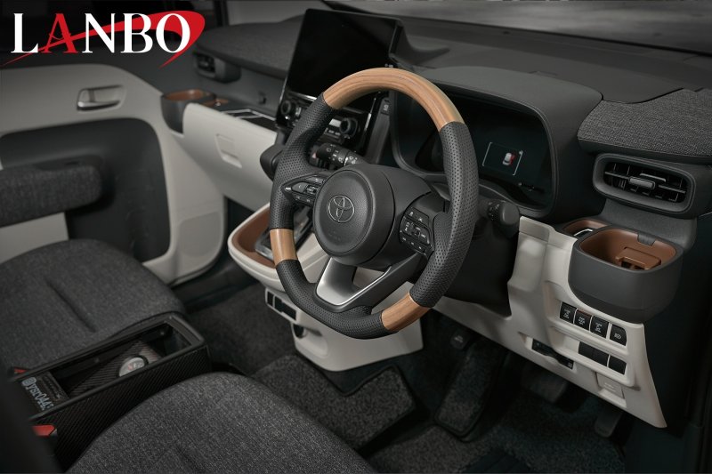 画像8: LANBO オリジナルステアリング ガングリップ　［ヤリス MXPA10系/KSP210系］ (8)