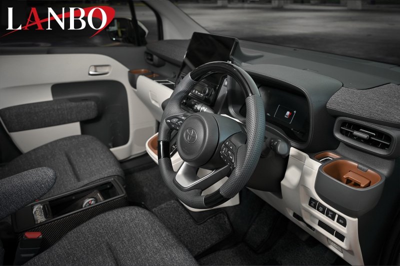 画像15: LANBO オリジナルステアリング ガングリップ　［ヤリス MXPA10系/KSP210系］ (15)