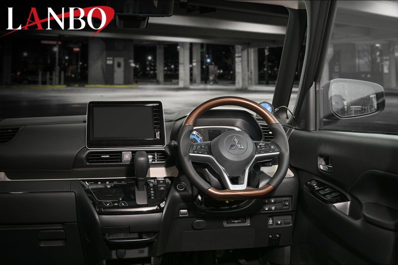 画像2: LANBO オリジナル  ステアリング ガングリップ  【デリカミニ D3＃A】 (2)