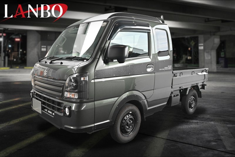 画像3: LANBO スタイリッシュドアバイザー　[キャリー・スーパーキャリー DA16T / スクラムトラック DG16T / NT100クリッパートラックDR16T / ミニキャブトラック DS16T] (3)