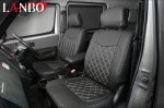 画像7: LANBO レザーシートカバー キルトデザイン タウンエース【S402M/S412M】 (7)
