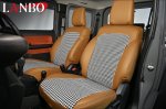 画像9: LANBO レザーシートカバー ハウンドトゥースデザイン【JIMNY/SIERRA　JB64W/74W】 (9)