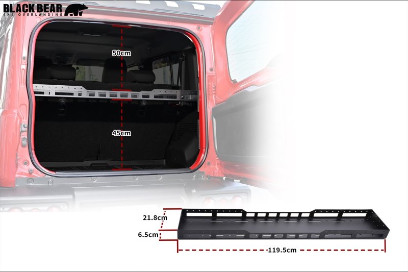画像9: BLACK BEAR ラゲッジ インナーラック［JIMNY NOMADE  JC74W］ (9)