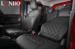 画像2: LANBO シートカバー[キルトデザインステッチ] JIMNY NOMADE【JC74W】 (2)