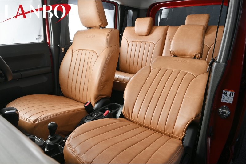 画像3: LANBO レザーシートカバー JIMNY NOMADE【JC74W】 (3)