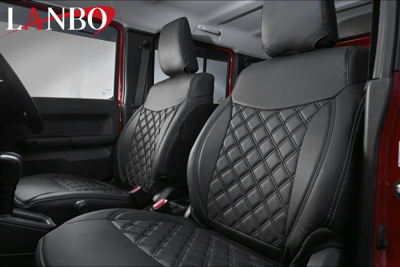 画像1: LANBO シートカバー[キルトデザインステッチ] JIMNY NOMADE【JC74W】 (1)