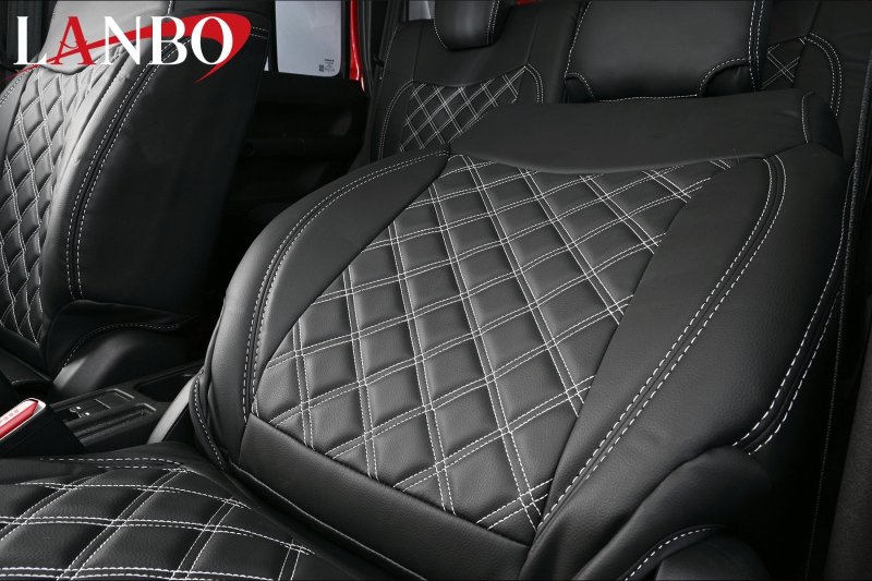 画像14: LANBO シートカバー[キルトデザインステッチ] JIMNY NOMADE【JC74W】 (14)