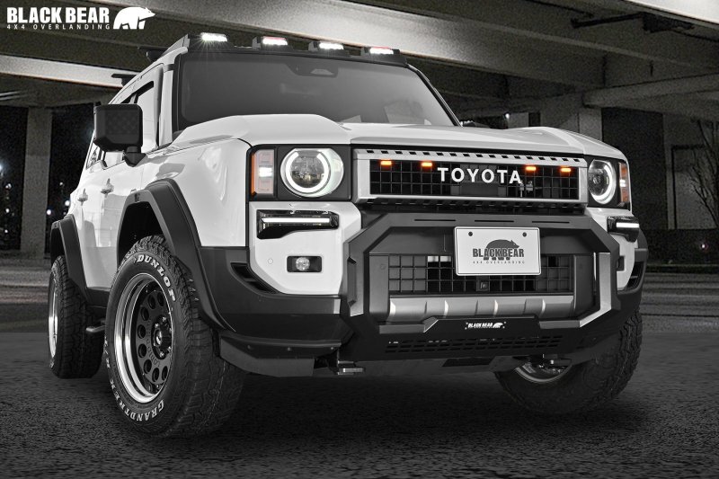 画像1: BLACK BEAR フロントバンパーガード Ver.2　ランドクルーザー250 [GDJ250W/TRJ250W］ (1)