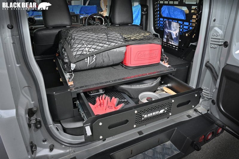 画像1: BLACK BEAR ドロワーキット［JIMNY 〈JB64W〉/ SIERRA　〈JB74W〉］ (1)