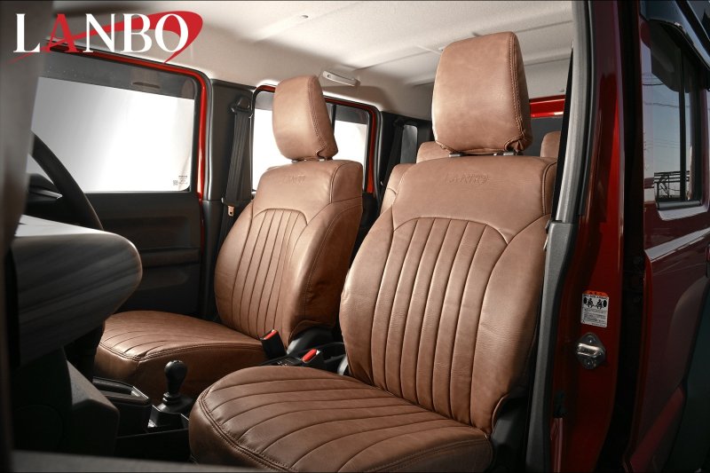 画像2: LANBO レザーシートカバー JIMNY NOMADE【JC74W】 (2)