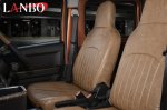 画像2: LANBO レザーシートカバー ハイゼットカーゴ S700V/S710V (2)