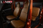 画像1: LANBO レザーシートカバー ハイゼットカーゴ S700V/S710V (1)