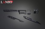 画像7: LANBO 3Dインテリアパネル 6ピースセット ［ハイエース 200系 9型 ナローボディ 2026.2月〜］ (7)