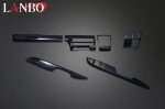 画像1: LANBO 3Dインテリアパネル 6ピースセット ［ハイエース 200系 9型 ナローボディ 2026.2月〜］ (1)