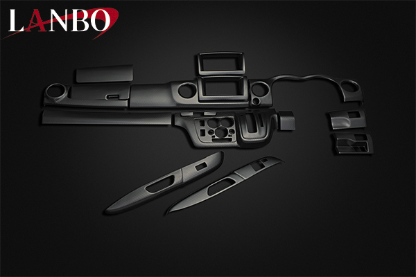 LANBO 3Dインテリアパネル 14ピースセット キャラバン NV350