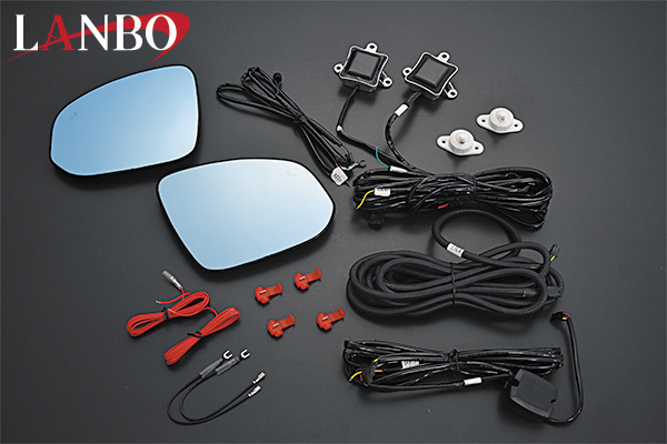 【感謝価格】 LANBO ウイングミラー＆BSMシステム［ハリアー60系］ パーツ