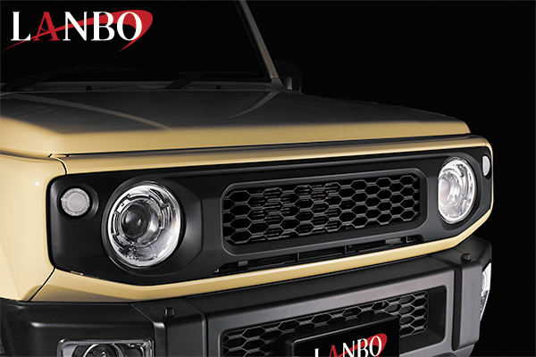 LANBO マークレスグリル マッドブラックタイプ [JIMNY JB64W/74W]